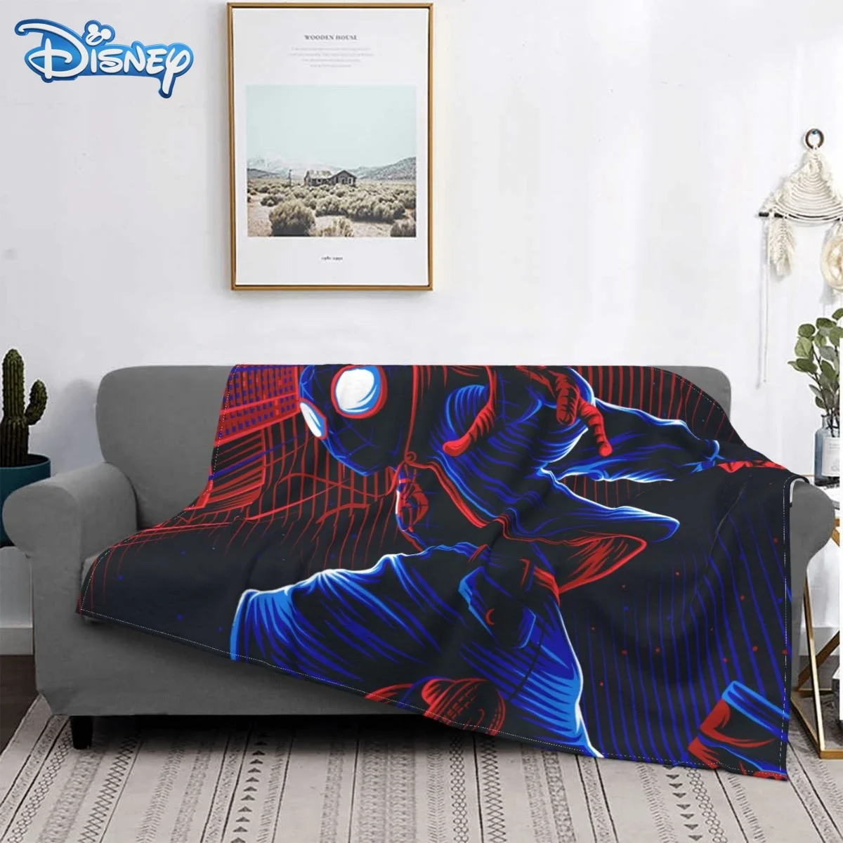 

Disney Marvrl The Avengers Blankets Spider-Man Plush Warm flannel Winter Blanket Bedspread on the bed Plaid Sofa Bed Cover plaid
