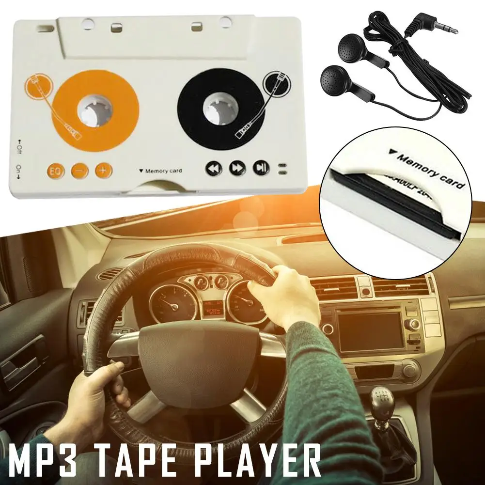 Винтажный автомобильный Кассетный Стерео проигрыватель с поддержкой SD/MMC/MP3 и