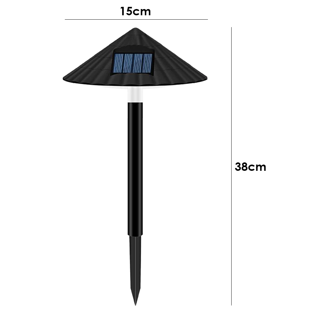 

2x 4LED Umbrella Solar Lawn Light Waterproof Outdoor Garden Yard Decor Lamp LED Solar Light Outdoor Solar Lamp
