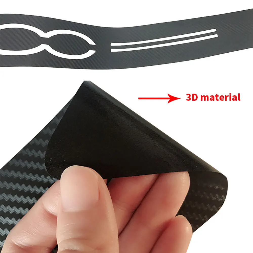 3D карбоновые аксессуары автомобильные наклейки на задний бампер багажник