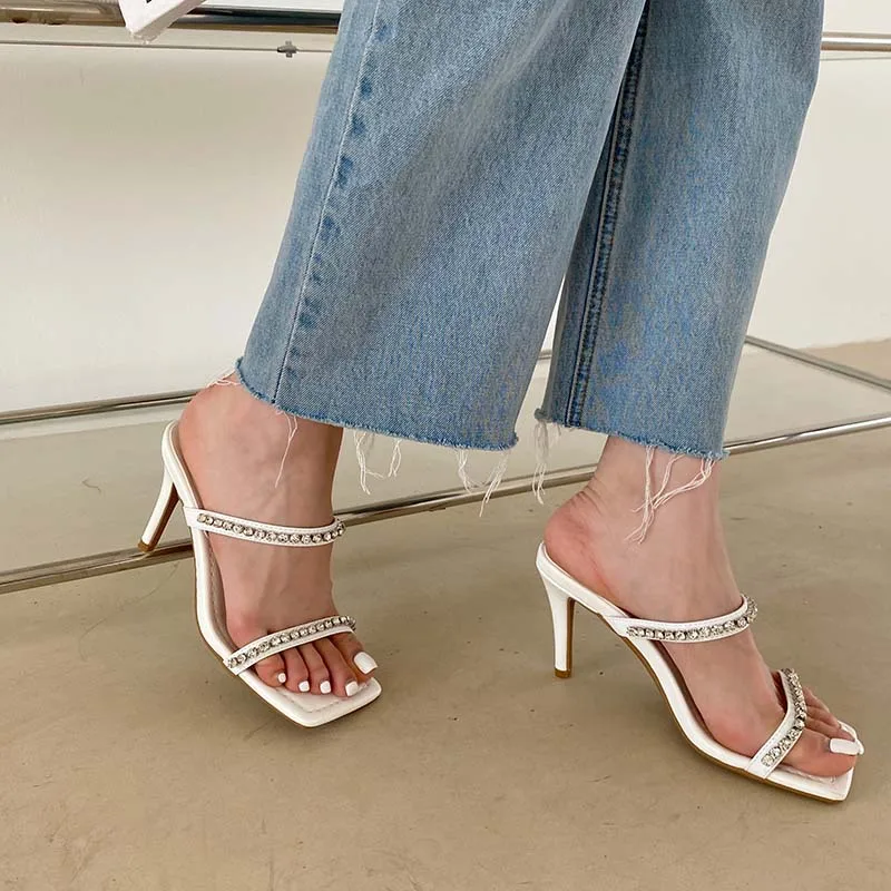 

Women Gladiator Sandals Summer Shoes Hemp Flats Ladies Diamond Buckle Strap Fashion Sandalias Peep Toe Female Y2K Femme Women