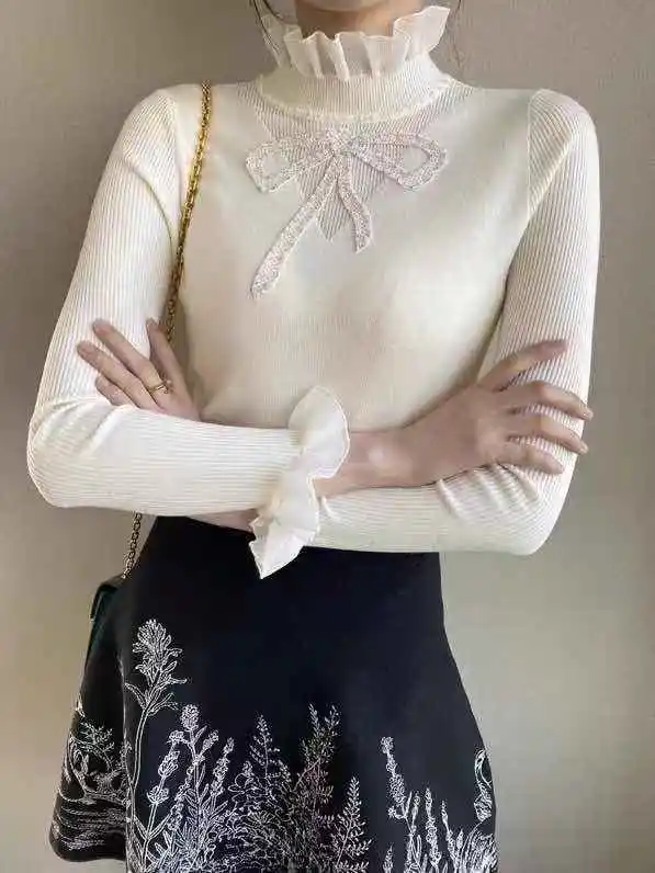 

Fashion Sweaters XK12638 2021 Runway Luxury famous Brand European Design party style women's Clothing