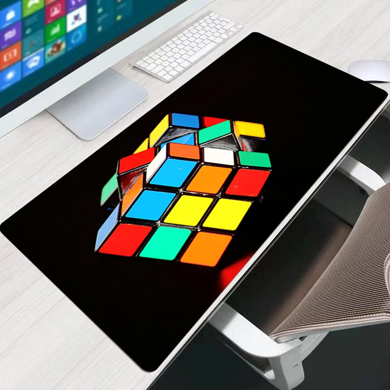 

Rubik's Cube Keyboard Mouse pad tablet gamer Desk Mat alfombrillas de ratn xl Natural Rubber Mini Pc Speed Logitech mousepad
