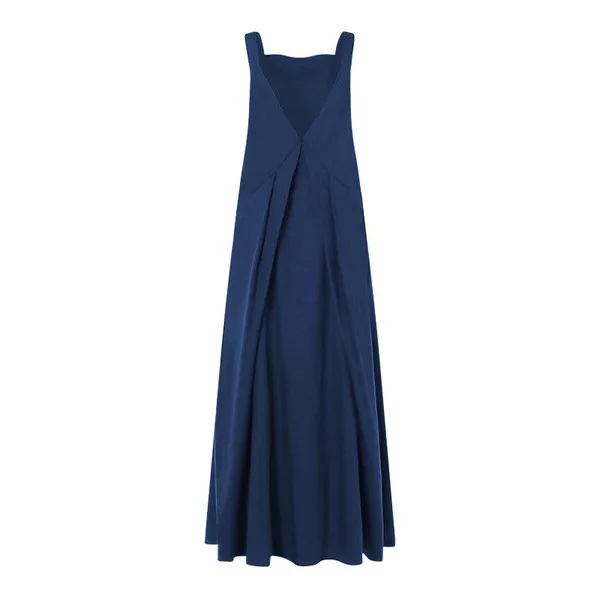 Женское длинное платье-рубашка 2021 летнее женское платье облегающее без рукавов в