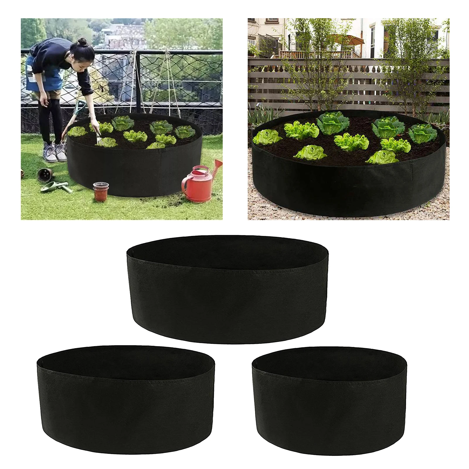 

Grow Bags Planter Planting Container Reusable for Vegetable Holds Soil