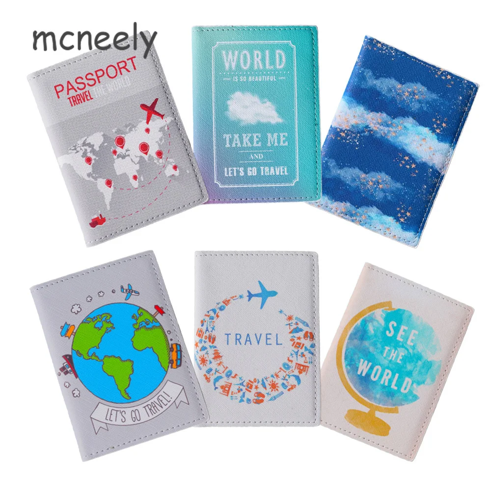 Оригинальная обложка для паспорта из серии Travel World кожаный чехол банковских и
