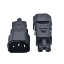 Профессиональный адаптер PDU IEC 320 C14 к C5, адаптер C5 к C14 AC, кабели питания C13 заменяются на кабель питания C5