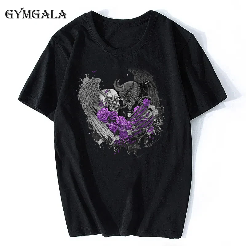 Футболка из 100% хлопка с черепом Мужской Забавный костюм для Хэллоуина юмора