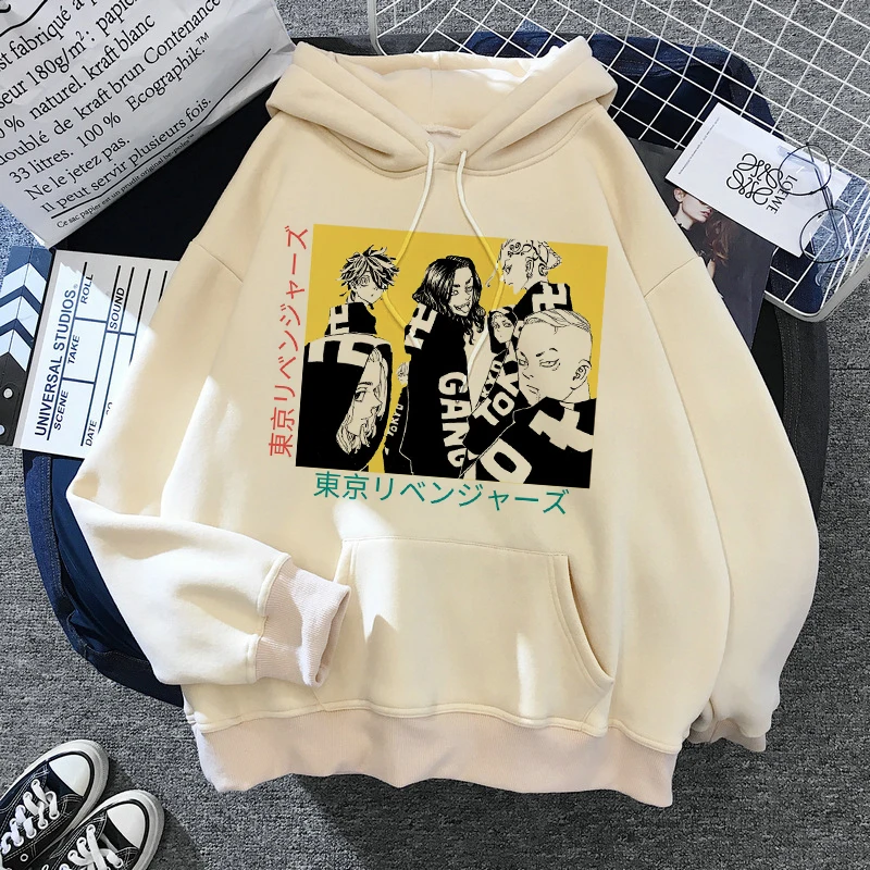 

Толстовка с капюшоном для мужчин и женщин, топ с рисунком Токио Мстители, крутая Аниме Манга, смешная мультяшная толстовка унисекс, топы с ка...