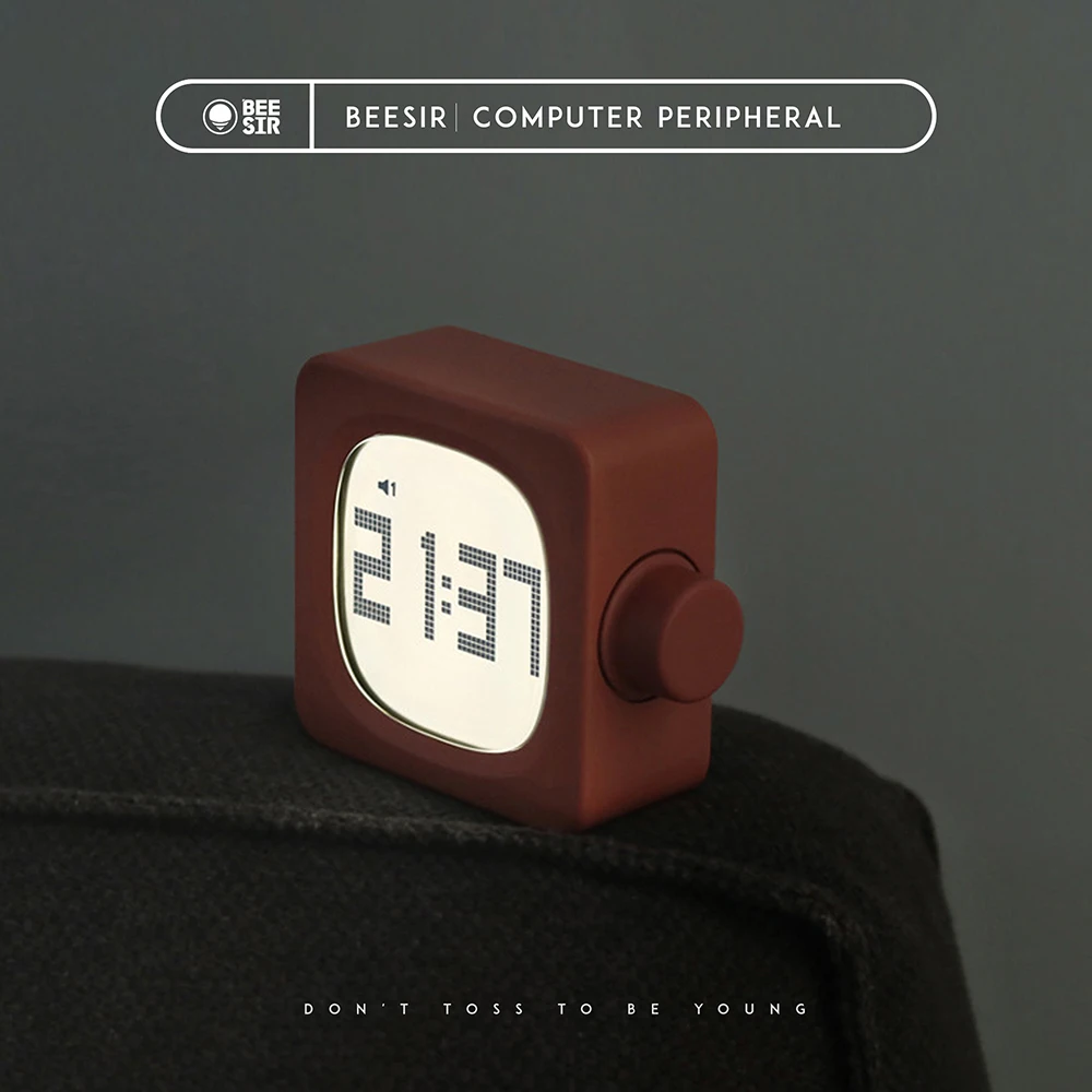 

beesir selects Nordic minimalist creative alarm clock night light clock small ornaments