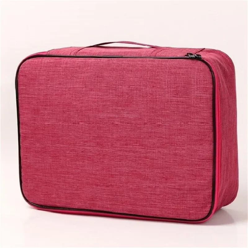 

Multi-layer Organizer Wallet Travel large-capacity Document Bags Card File Bill Passport For Tickets Phone Pocket Passport Case