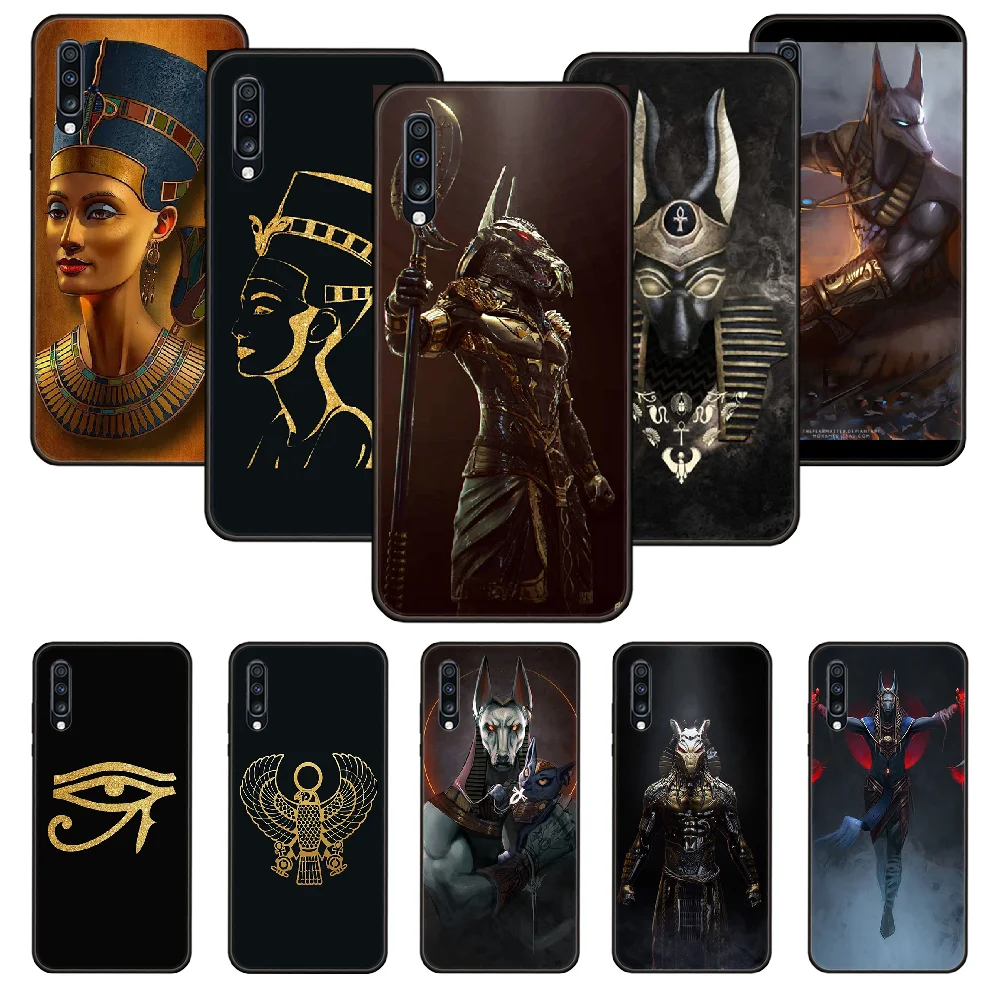 Чехол для телефона Samsung Galaxy A 50 51 71 70 7 5 10 20 30 40 41 21 S E мягкий черный чехол из Египта