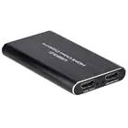 2021 USB HDMI 4K60Hz видеозахват HDMI к USB карта видеозахвата донгл для игр потоковая трансляция в прямом эфире вещание с micвходом