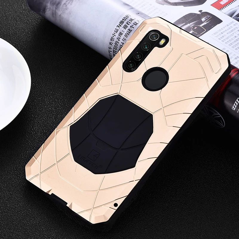 IMATCH Aluminum Metal Silicone Shockproof Case Cover For Xiaomi Redmi Note 10S 10 Pro 9S Pro Max 8 Pro 8 7 Dirt Shock Proof Case