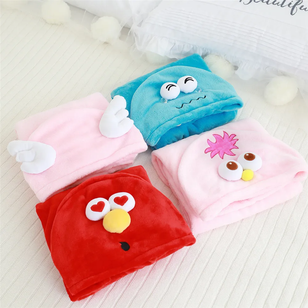 Милый уличный синий костюм Сезам печенья монстр косплей мягкий плащ с капюшоном