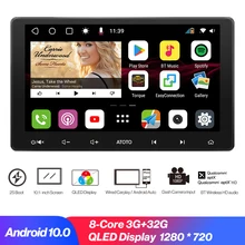 Leaprock 10.1inch Android 10 2Din Car Stereo Multimedia Player  Built-in Noise Cancellation Technology Support 6 Touch Gestures