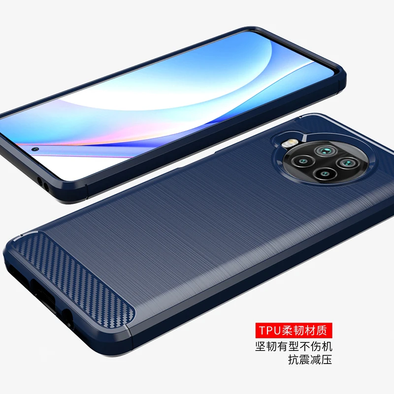 for xiaomi mi 10t lite 5g case cover note 10 pro 10i lite shockproof bumper soft carbon fiber phone case for xiaomi mi 10t lite free global shipping