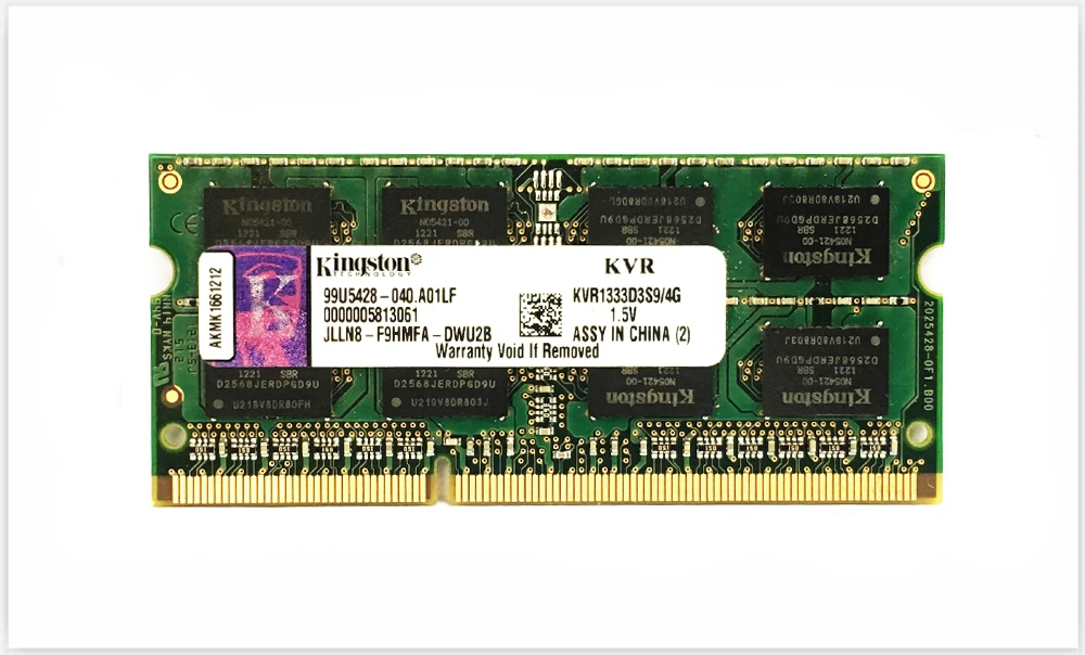 Kingston NB 2 ГБ 4 ГБ 8 ГБ PC3 DDR3 1066 МГц 1333 МГц 1600 МГц SO-DIMM ноутбук оперативная память 2 ГБ 4 ГБ 8 ГБ 1333 1600 МГц