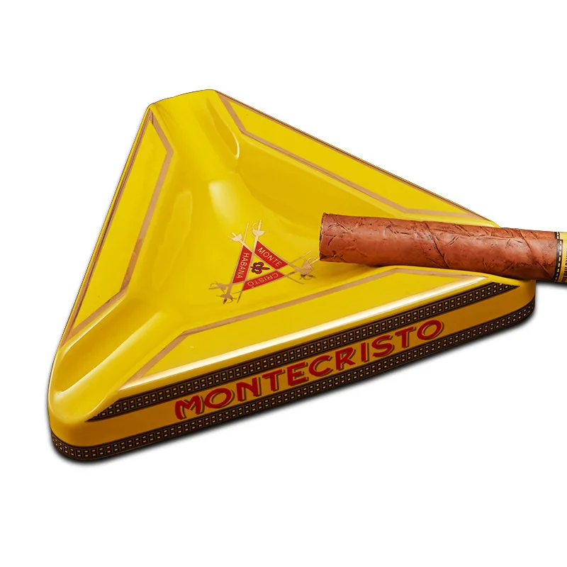 Высокое качество Montecristo классический Керамика пепельница для сигарет и сигар 3