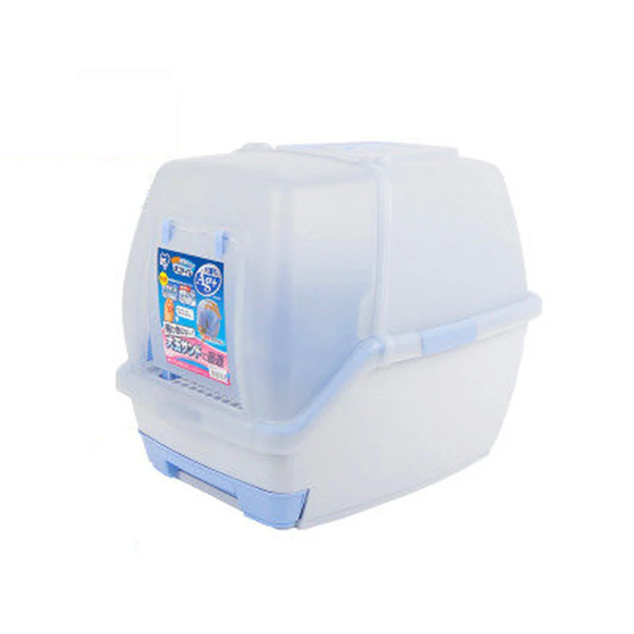 Закрытый лоток кошачий ящик для мусора Большой тренировочный туалетный набор