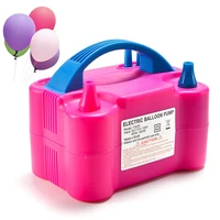 ohanee electric balloon pump 220v air blower ballons party decoration pump for balloons portable baloon machine eu plug