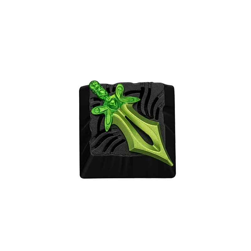 Ключ Dota2 Hero Yurnero Juggernaut JUGG Butterfly Manta Rapier Artisan Keycap CNC из анодированного алюминия