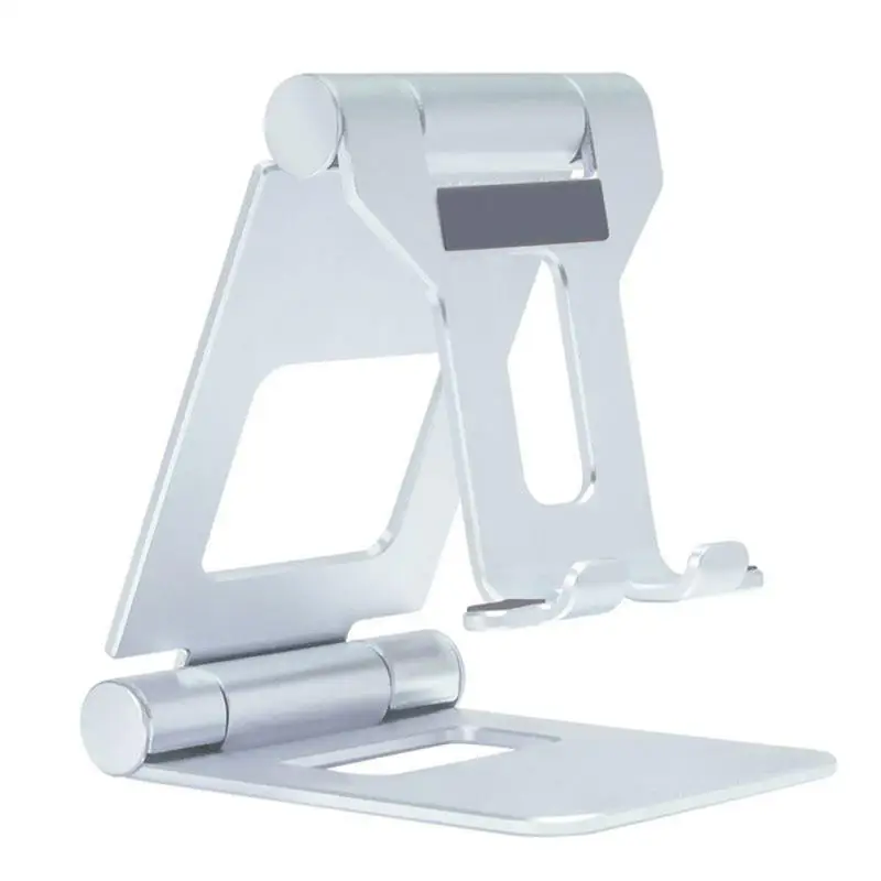 

Aluminum Alloy Bi-fold Mobile Phone Bracket Desktop Straight Frame Lazy Bracket Mobile Phone Tablet Universal Bracket