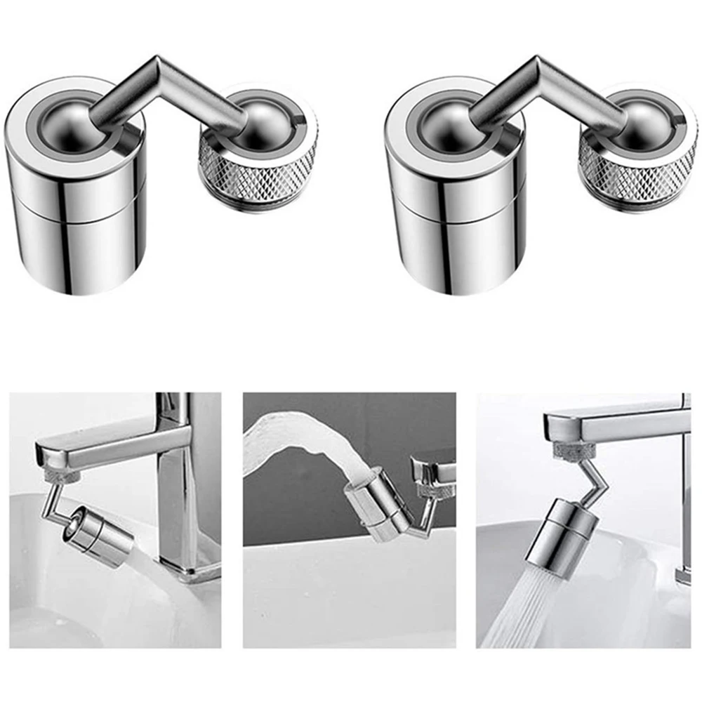 

2 Modes Universal Anti Splash Filter Faucet Spray Head 720 Degrees Water Saving Filter Tap Kitchen Sink Bathroom Basin Aerator