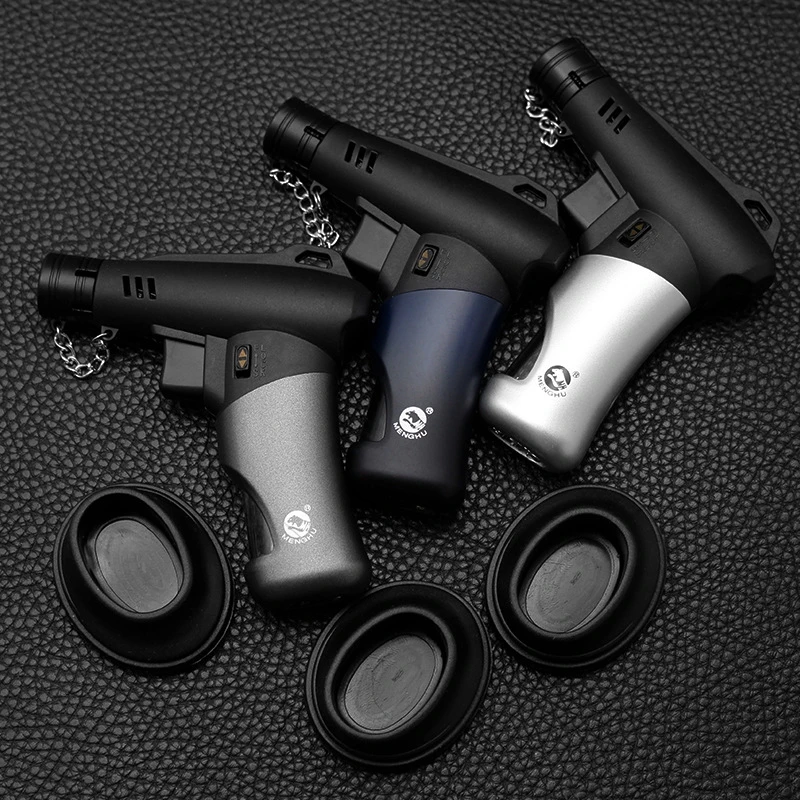 Spray Gun Butane Torch Turbo Lighters Gas Lighter Metal Cigar Cigarettes Accessories Smoking Gadgets for Men Gift | Дом и сад