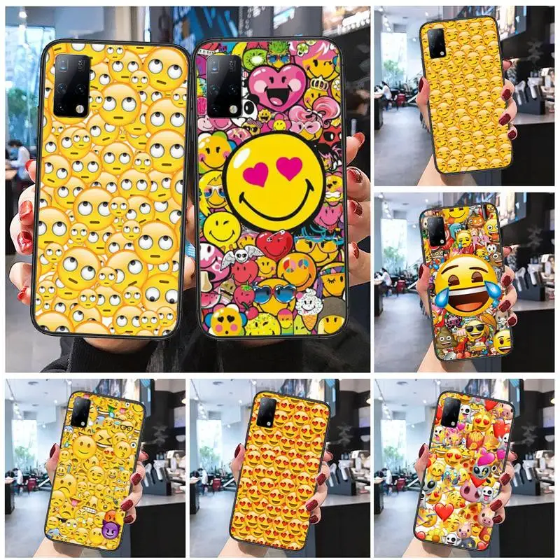 

Love-Smilies-face-emoji-Poster Phone Case For Xiaomi 9t pro lite 10 MIX 2S 3 note10lite 8 cc9 pro nax fundas cover