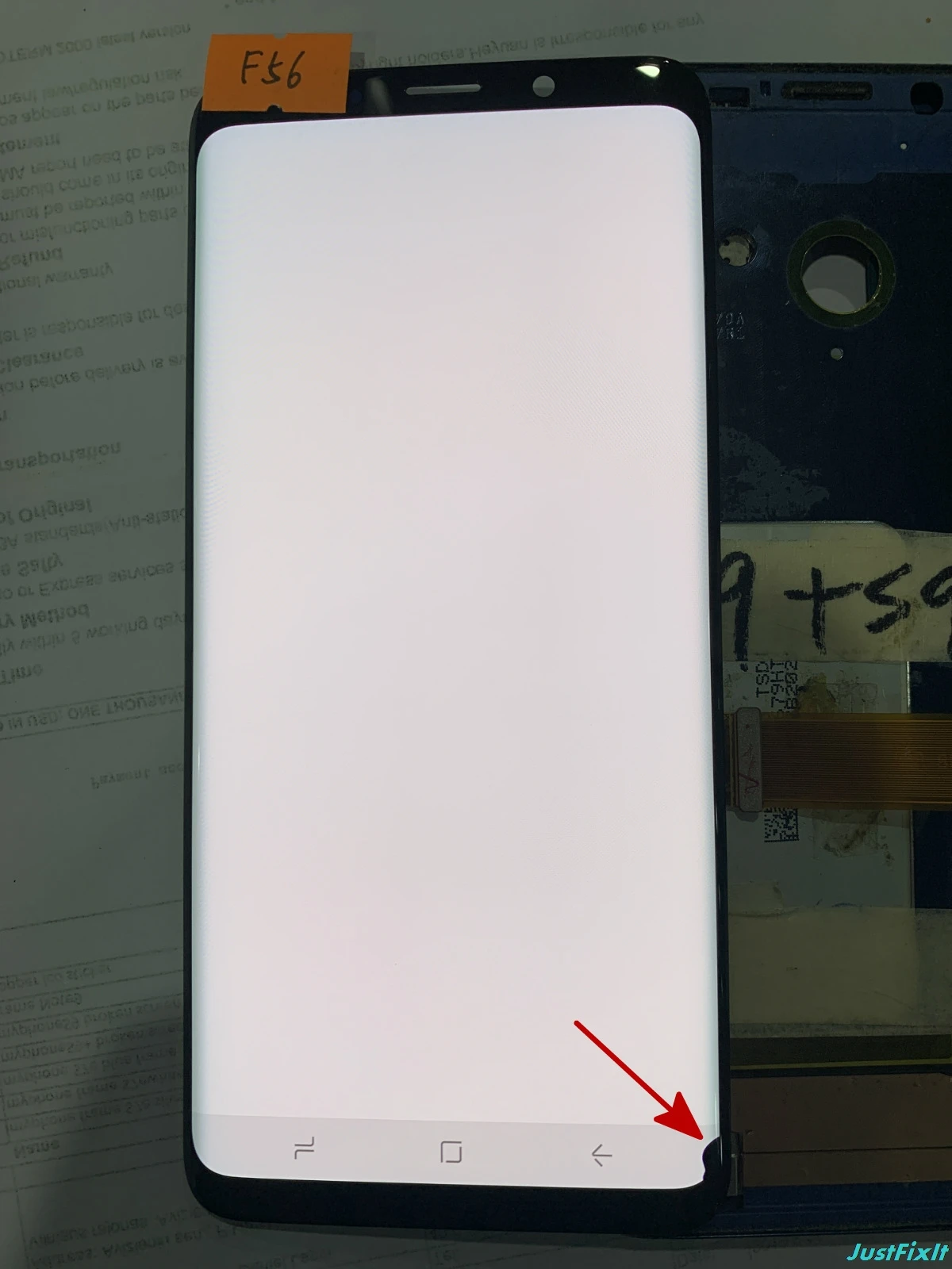 F56 Супер AMOLED для samsung Galaxy S9 Plus G965F G965U S9plus ЖК-дисплей сенсорный экран дигитайзер дефект черное пятно - Цвет: F56