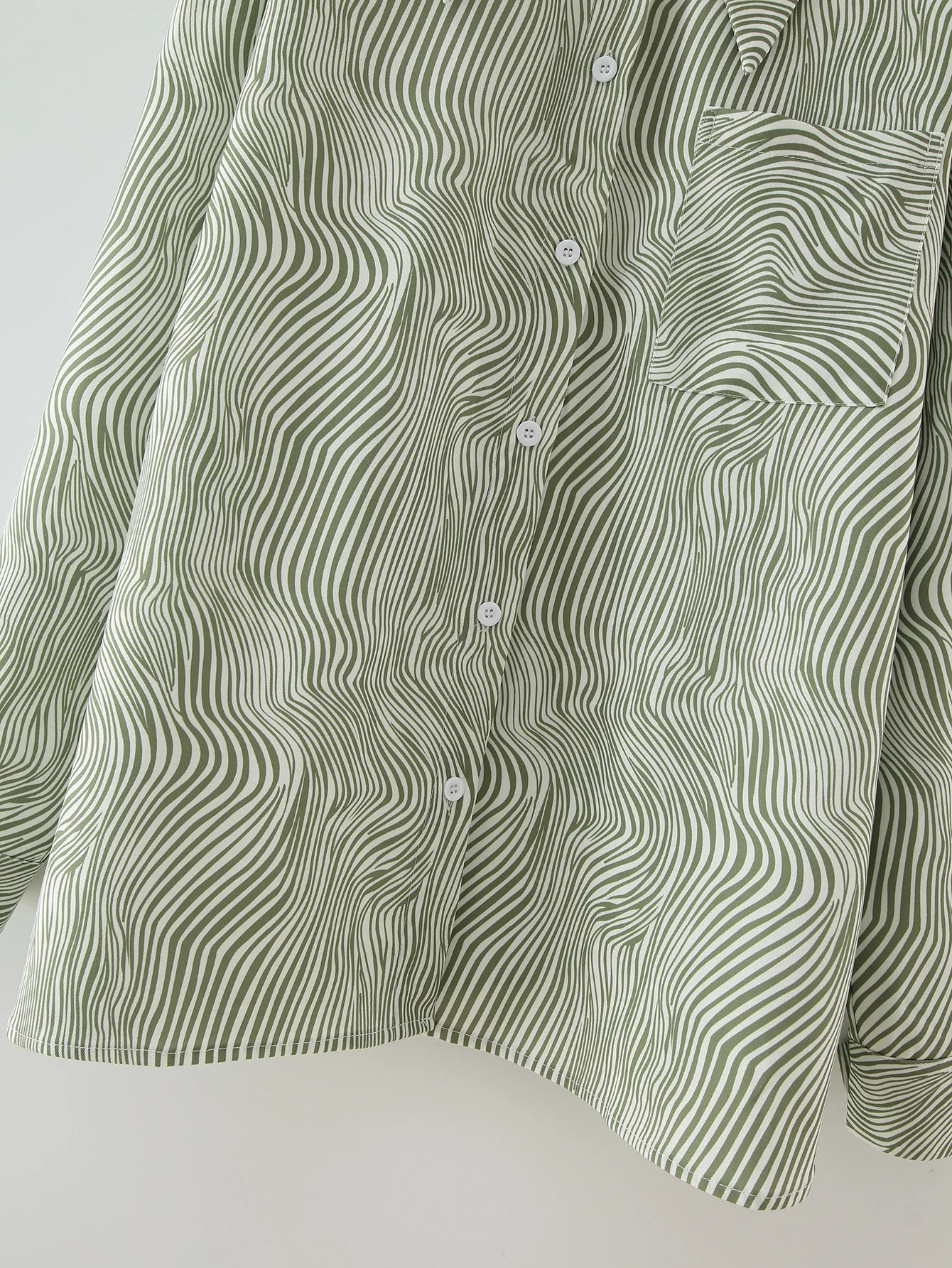 

Autumn Long Sleeve Turndown Collar Irregular Stripe Shirt Women Casual Tops Blouses Chemise Femme Camisas Mujer Women Blouses