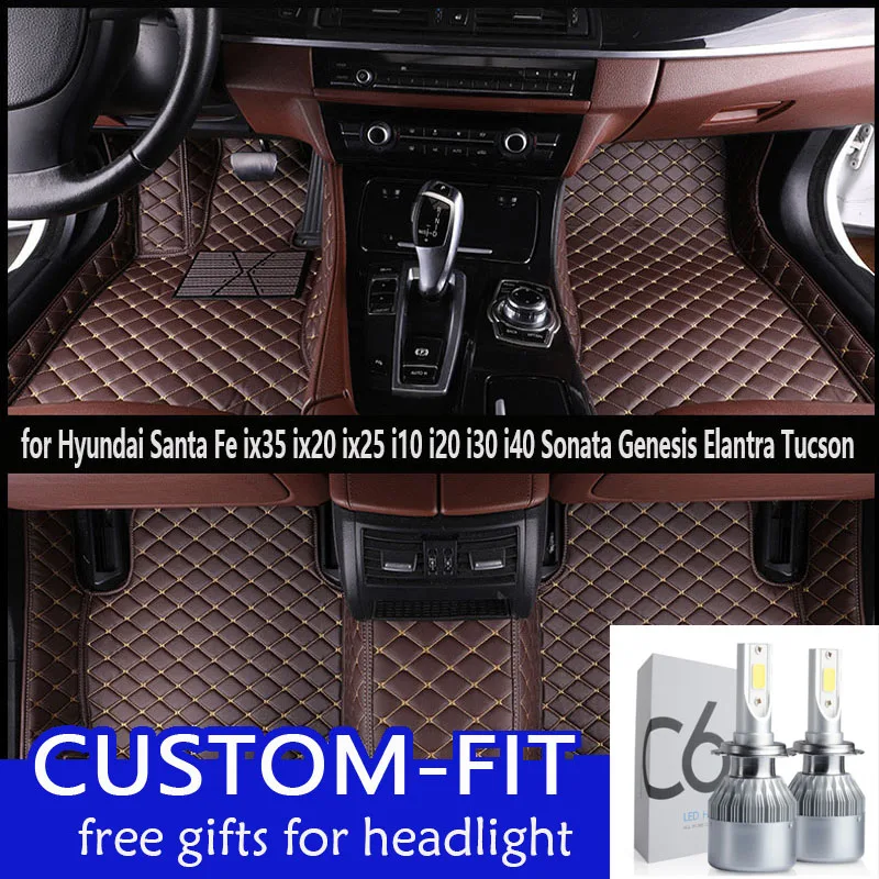 Shenlao пользовательские автомобильные коврики для Hyundai Santa Fe ix35 ix20 ix25 i10 i20 i30 i40 Sonata