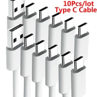 10pcslot type c fast charger cable for xiaomi 11 10 9 pro poco m3 m4 pro x3 x2 f3 f2 redmi note 11 10 9 8 7 pro 8t usb c cable
