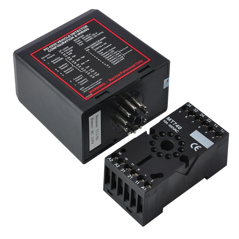 Двухканальный Индуктивный датчик петли транспортного средства для моторного