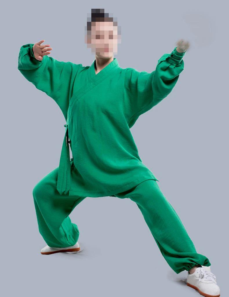 Льняной халат Wudang taoist унисекс высшего качества 22 цвета искусственная Роба кунг