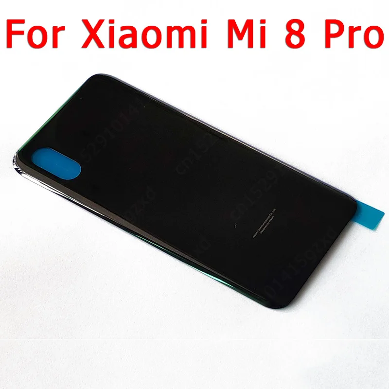 Оригинальная задняя крышка батарейного отсека для Xiaomi Mi 8 Pro корпуса с клейкой