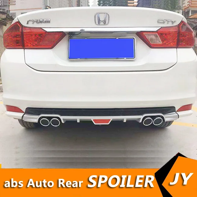 

Диффузор для заднего бампера HONDA City ABS, модель 2015-2018 года, комплект для городского кузова, задний бампер, задний спойлер