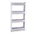 gray four layers Подвижный Пластик промежуток стеллаж для хранения холодильник пространство стойки с роликом полки Кухня Ванная комната коляски интервал 4-секционный измельчитель для специй - Цвет: gray four layers