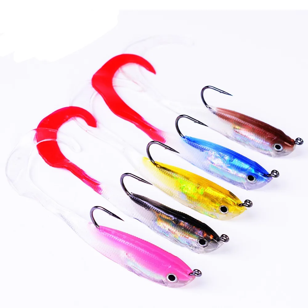 

New Arrival Soft Lure Made by Silicone 10cm 14.7g with Sharp Single Hook with High Quality Fishing Accessories