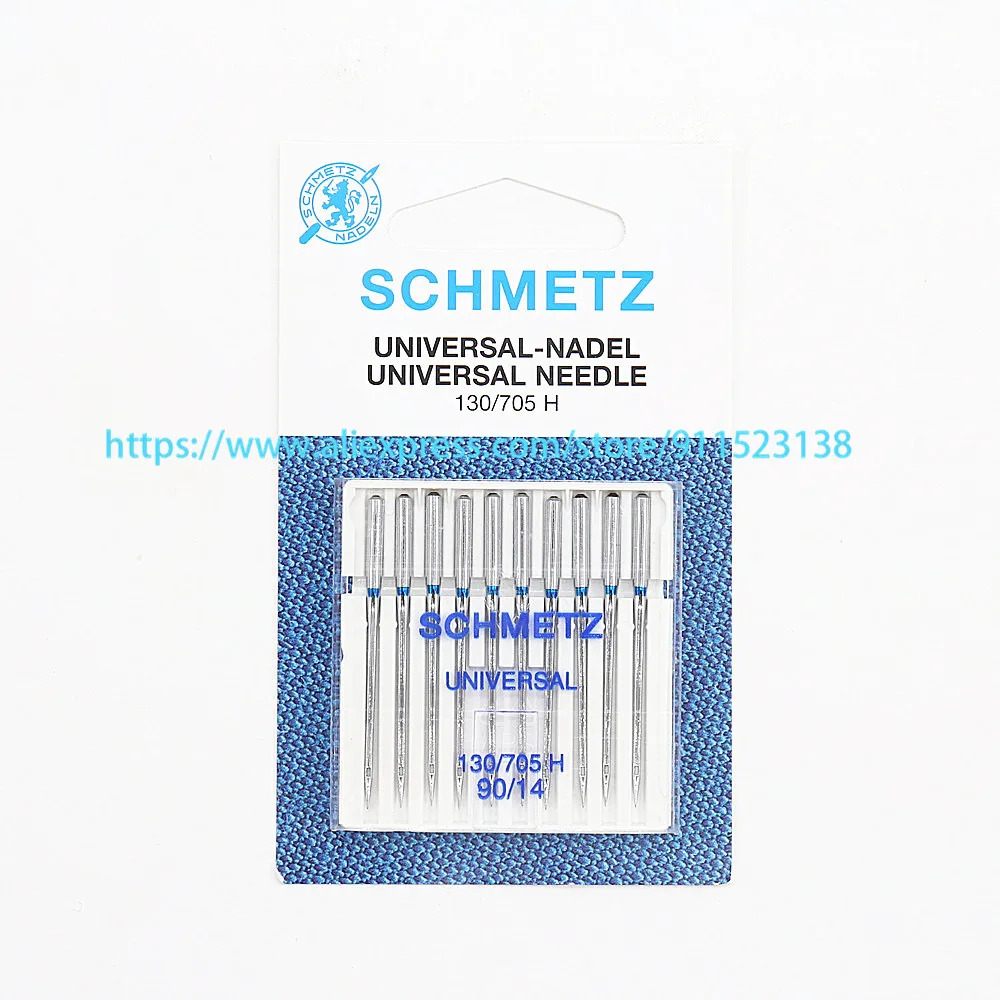 10 Pcs Genuine Germany Schmetz Universal Needle 130/705 H 90