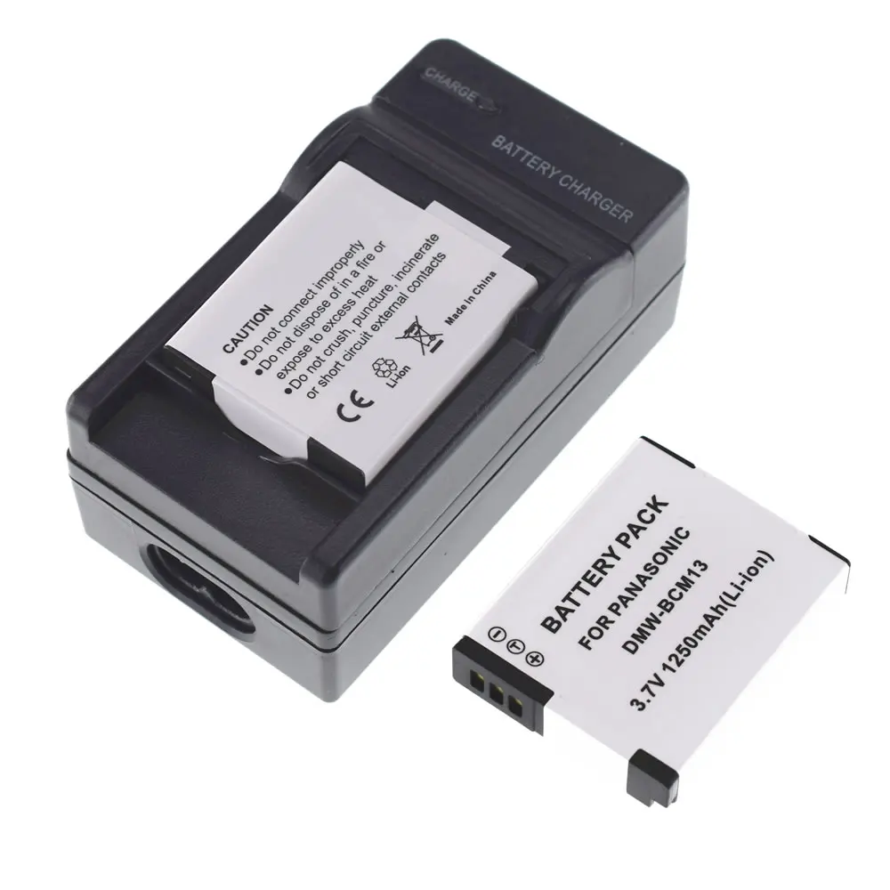4X DMW-BCM13E Батарея + стены и автомобильное Зарядное устройство для цифрового