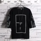 Мужские футболки в стиле хип-хоп, уличная одежда в стиле ретро, женская футболка в стиле Харадзюку, летняя футболка с коротким рукавом, топы, футболки, черные, белые