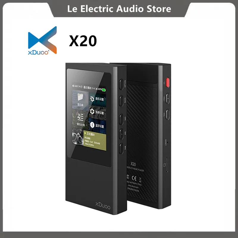 

Музыкальный mp3-плеер XDuoo X20, Hi-Fi, с высокой точностью воспроизведения музыки без потерь, DSD, Aptx, Bluetooth 4,1