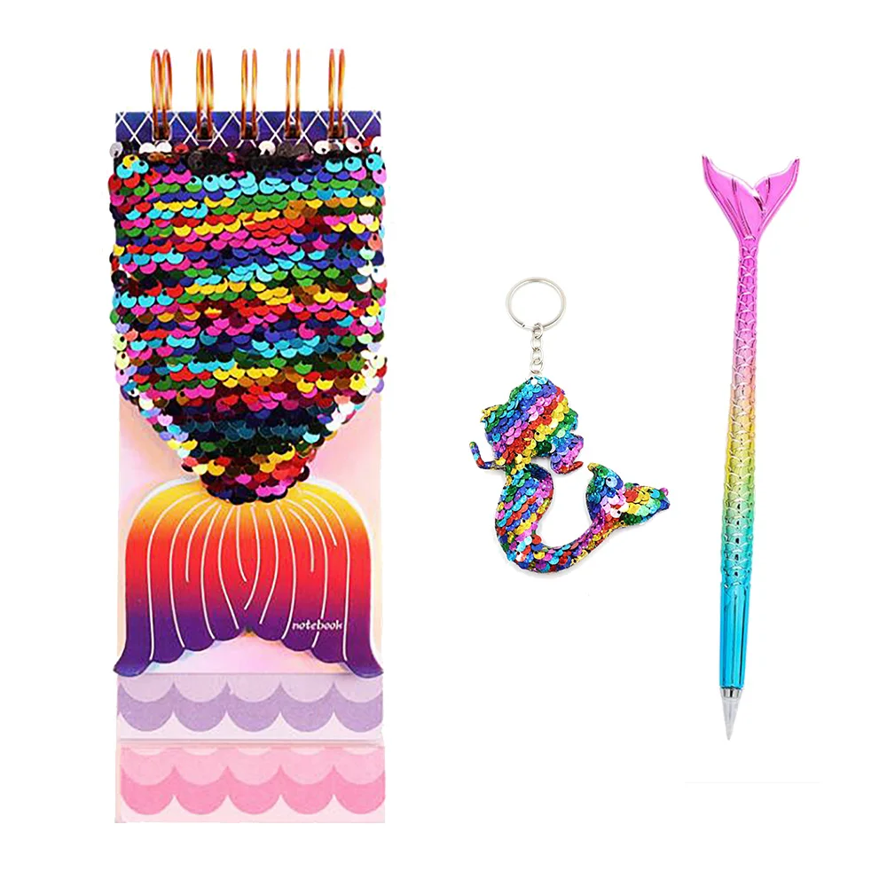 Милый мультфильм книга русалки Студенческая школьная записная книжка для