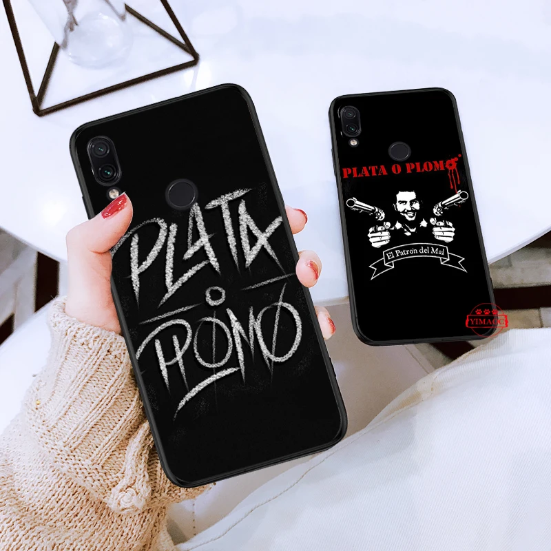 Narcos Pablo Escobar серебро или свинец силиконовый чехол для Redmi 4A 4X5 плюс 5A 6 Pro 6A 7 7A K20 S2 Go |