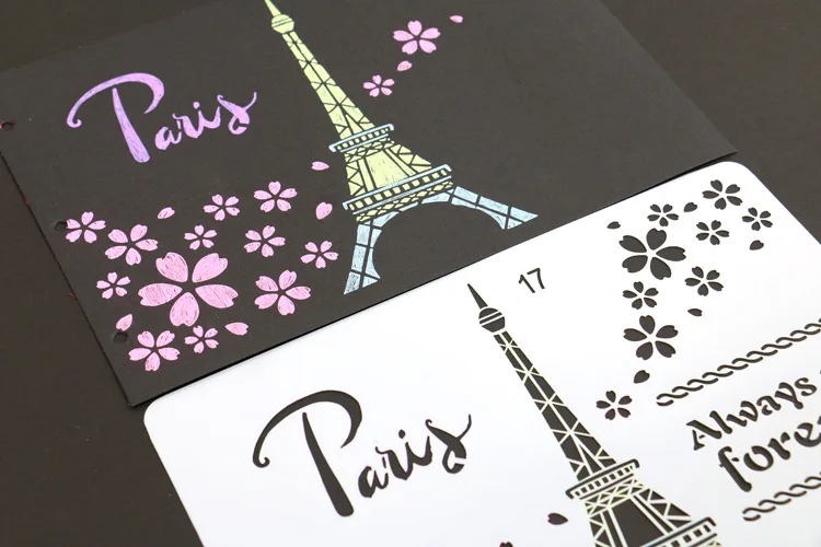 28 шт. шаблон для рисования на стену B5|Трафареты| |