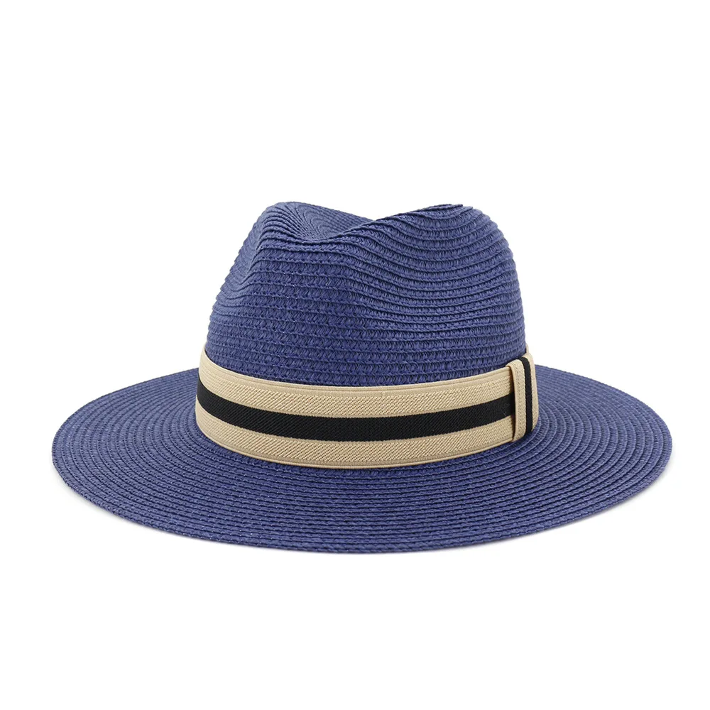Модная и популярная стильная соломенная шляпа для мужчин женщин уличная