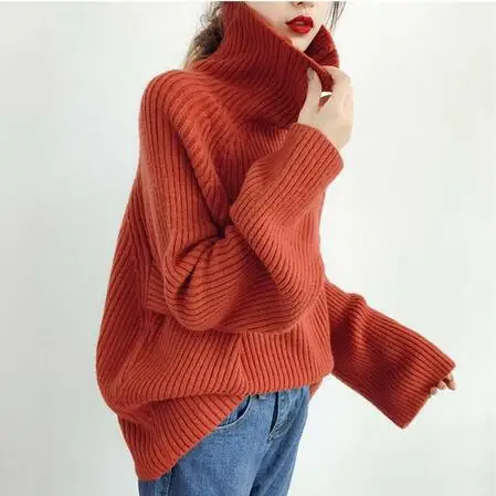

Sul-coreano feminino de malha Goal alta pulover casaco оверсайз Повседневный topo ace-0018