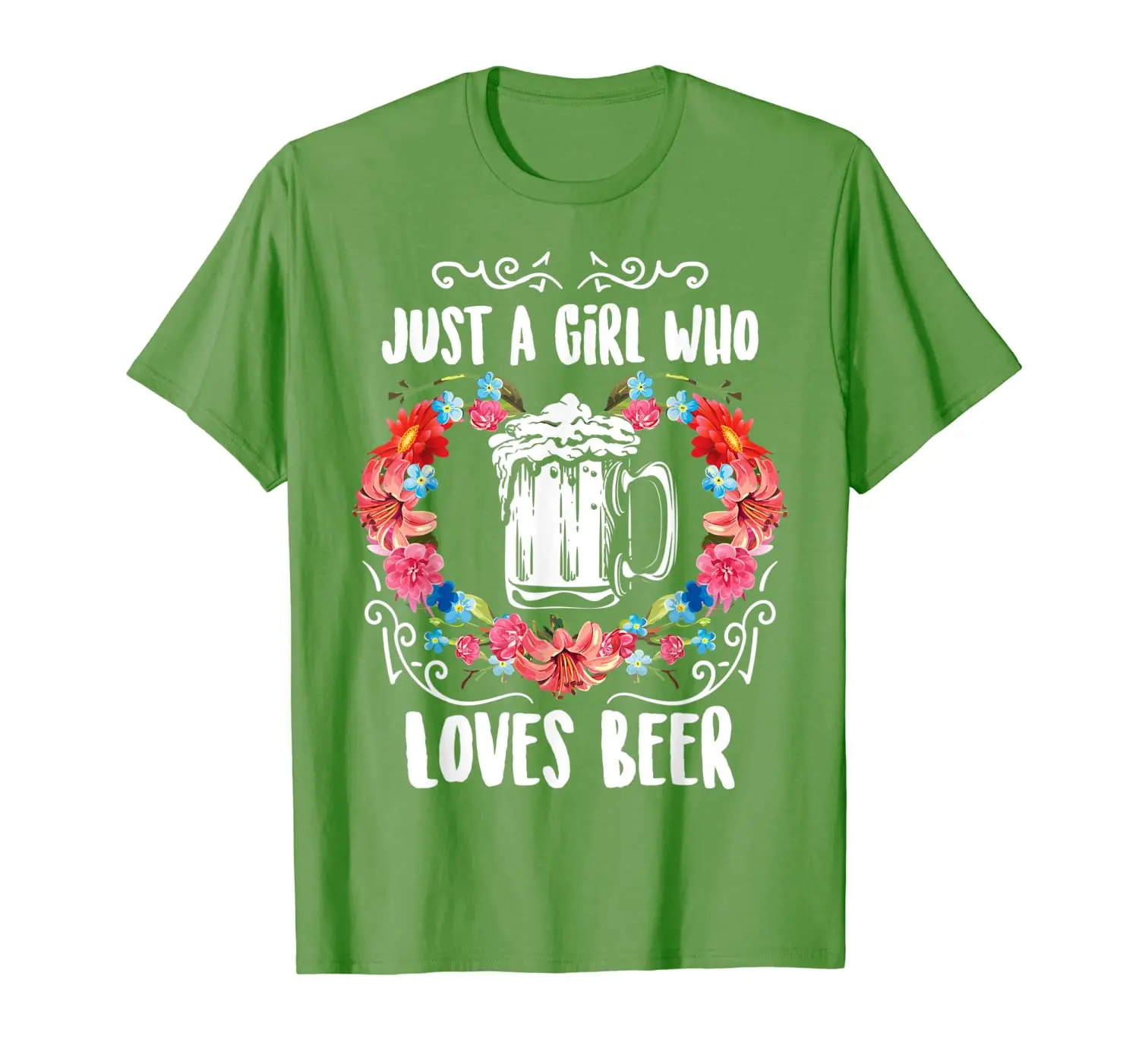 

Cool Witty Just A Girl Who Loves Beer Shirt Beer Drunk Gift